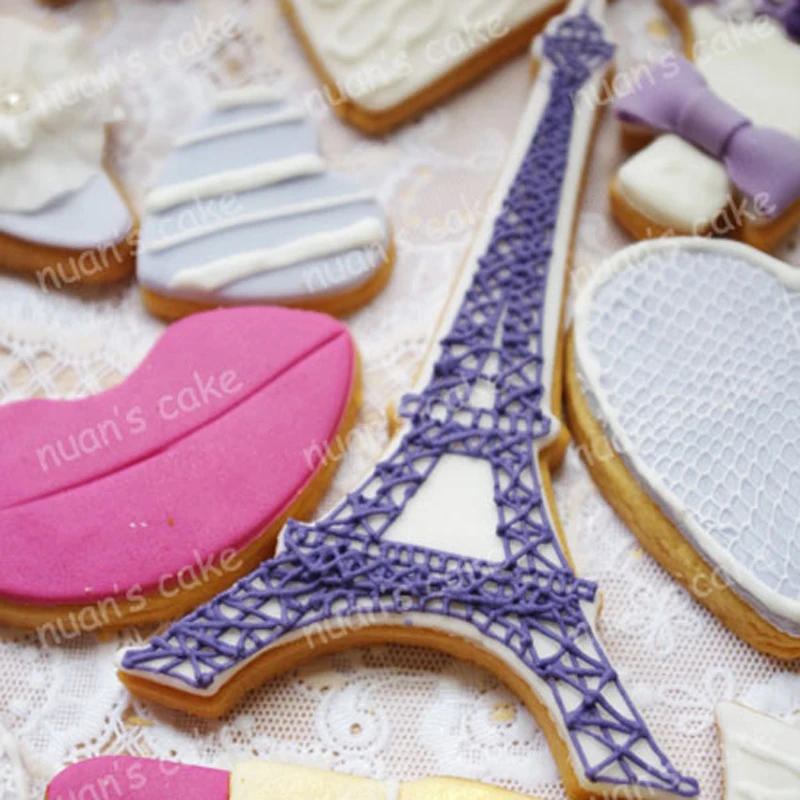 Aiming Décoration de gâteau de Cuisine Tour Eiffel Cookie Gelée Moule 
