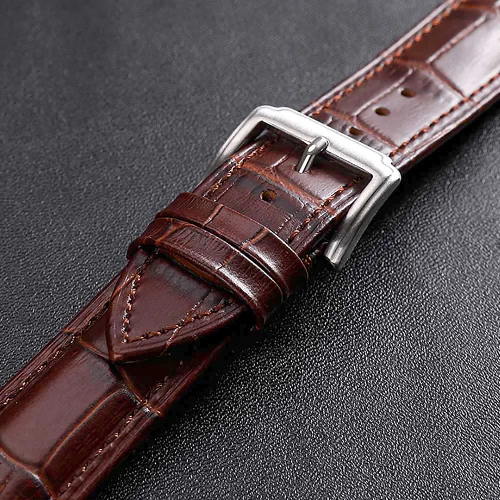 Watch Band Buckle Genuine Leather Straps 12mm 18mm 20mm 14 16mm 22mm 24mm Watch Accessories High Quality Watchbands Watch Belts