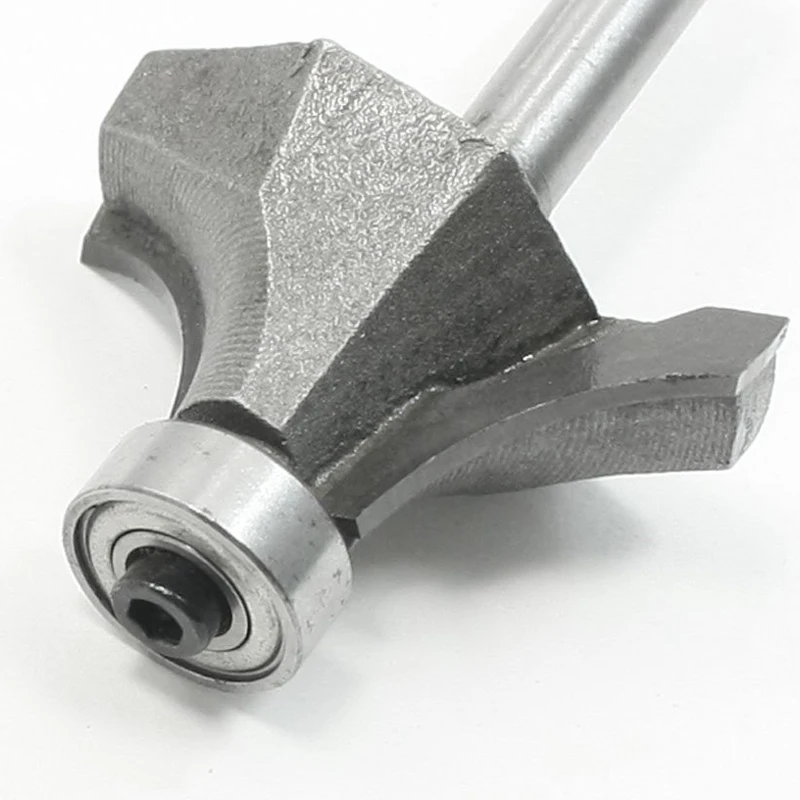 FUNN 0.25 x 1 inch Bearing Rounding Router Roundover Bit Dual Flute-in