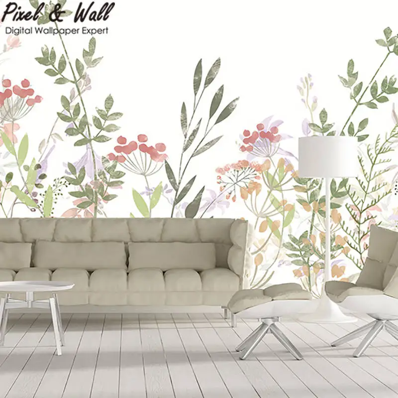 

Local hand-painted wind jungle wallpaper mural home decoration accessories wall STDM30089
