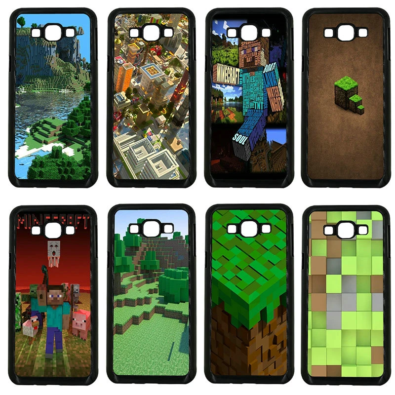 携帯電話ケースクリーパー Minecraft サムスンギャラクシー J1 J2 J3 J5 J7 2015 2016 2017 に首相シェル黒ハード Pc プラスチックカバー Fitted Cases Aliexpress