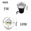 Waterproof led light garden underground 3W 5W 10W 15W IP67 Outdoor Buried Garden Path Spot Recessed Inground Lighting 220V DC12V ► Photo 3/6