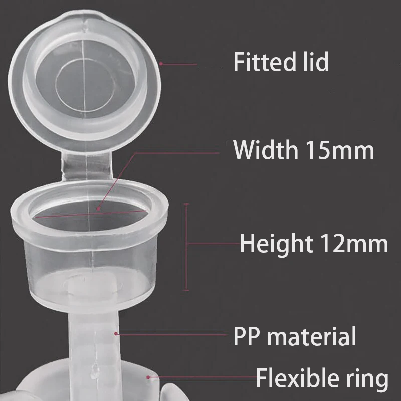 Пигментные чернила для татуажа кольцевые чашки для наращивания ресниц клей держатель Контейнер с открывающаяся крышка постоянный макияж микроволокна держатель инструмента