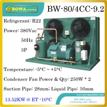 5780dollars buy 9HP HBP air cooled condensing unit with Bitzer reciprocating compressor suitable for moulds temperature machine