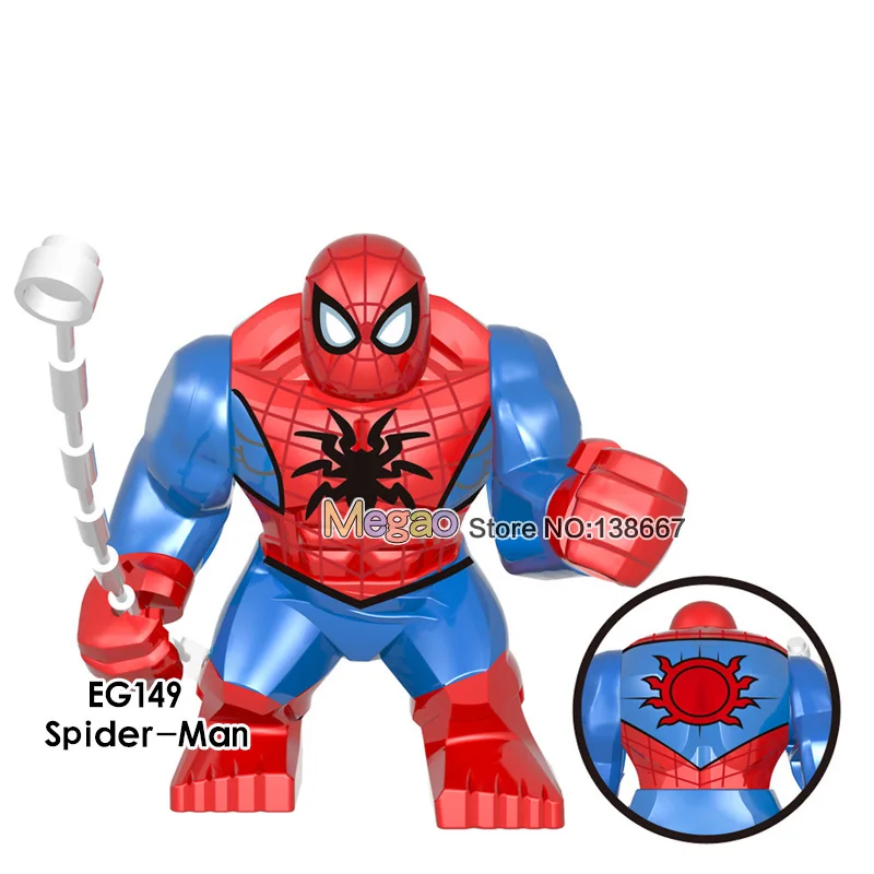 

Legoing Avengers 4 Endgame Spiderman Building Blocks Iron Man Hulk Thanos War Machine Big Size Marvel Figures For Children Toys