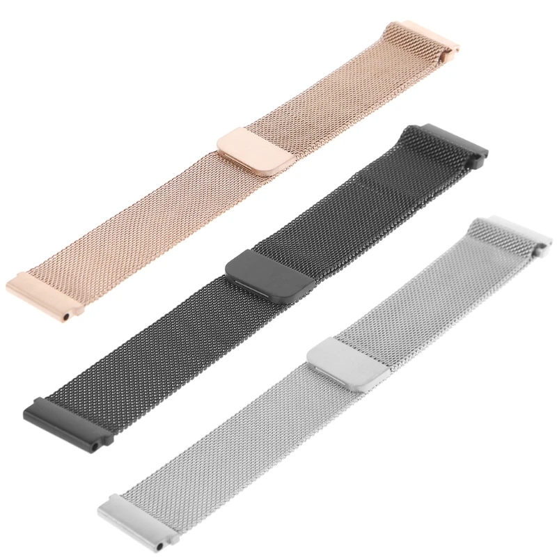 

20mm Stainless Steel Magnetic Watch Band for Xiaomi Huami Amazfit Youth bit
