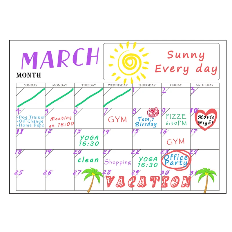 monthly sticker chart