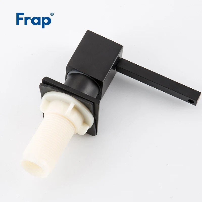 Kopen FRAP Zeepdispenser Zwart Rvs Badrandcombinaties Keuken Zeep Dispensers Vierkante Teller top Dispenser Y35030