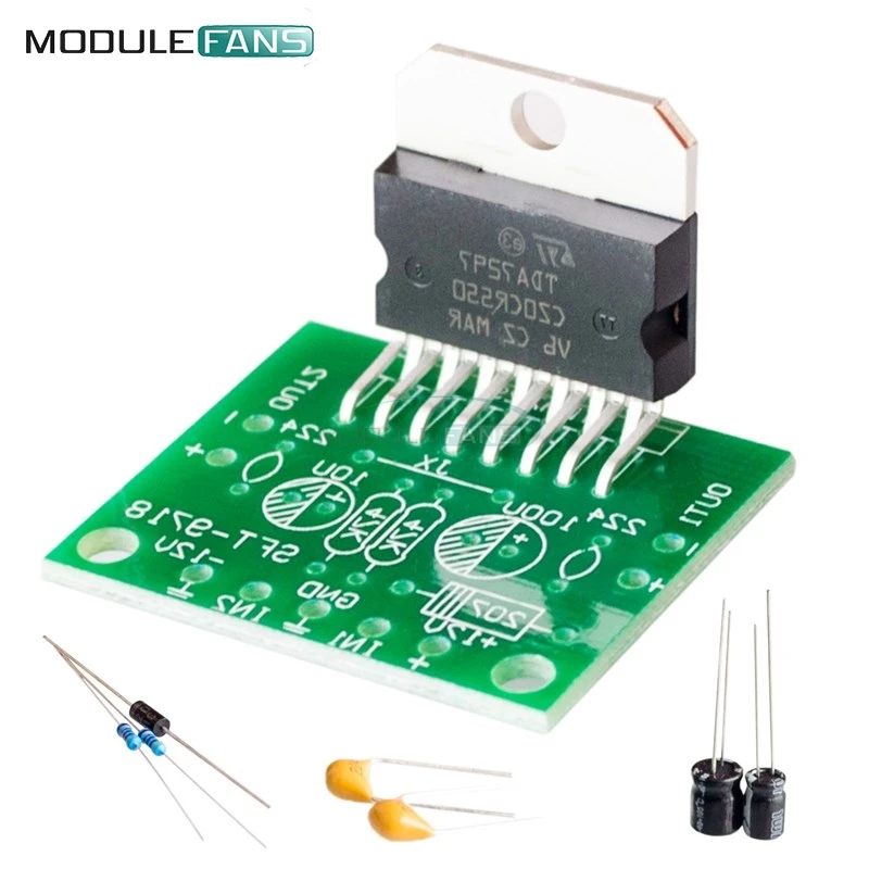 

TDA7297 Amplifier Board Module 12V DC Excellent Grade 2.0 Dual Audio Encoding Electronic Diy Kit Output 10-30W Diy Electronic
