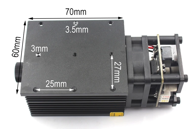 Oxлазеры 450nm 12 В фиксированной focus15W 15000 МВт лазерные модули DIY аппарат для лазерной порезки насадки для душа с PWM CNC лазер может выгравировать из нержавеющей стали