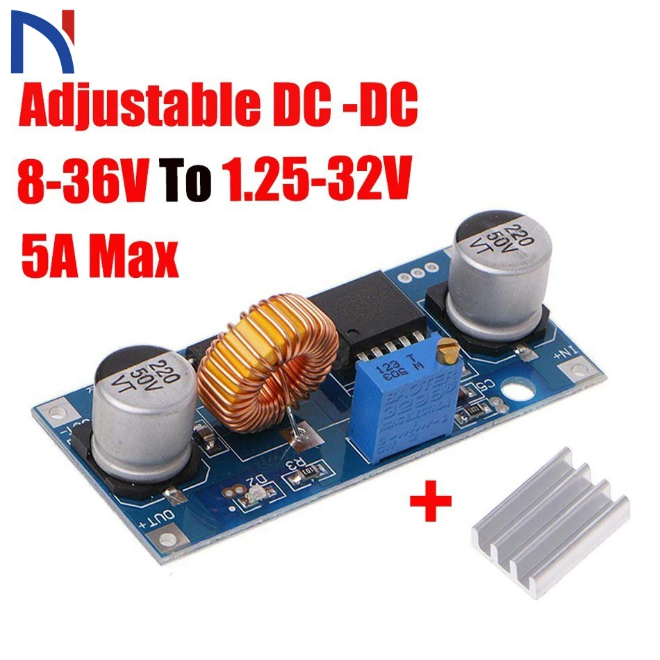 XL4015 DC в Dc литиевая батарея понижающая плата для зарядки светодиодный