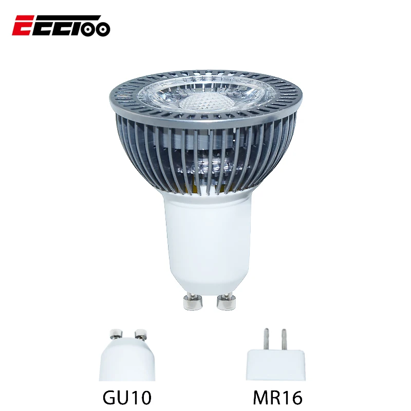 

GU10 MR16 Led Bulb 7W AC220V 110V 12V 24V Bombillas Led Spotlight COB Lamp Ampoule Lampara for Indoor Home Living Room Spotlight