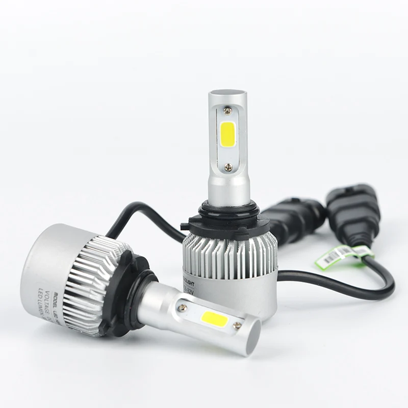 LDDCZENGHUITEC H4 H7 H11 9005 9006 H13 Автомобильные светодиодные лампы для фар 80 Вт 8000LM COB чипы