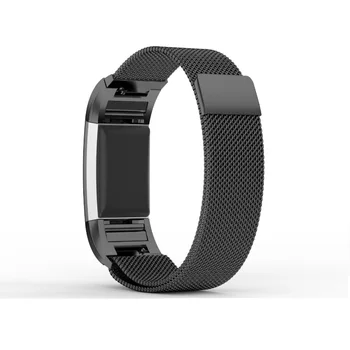 

30pcs/Lot by DHL for Fitbit Charge 2 Magnetic Milanese Stainless Steel Loop Wrist Strap Adjustable Closure Replacement Band