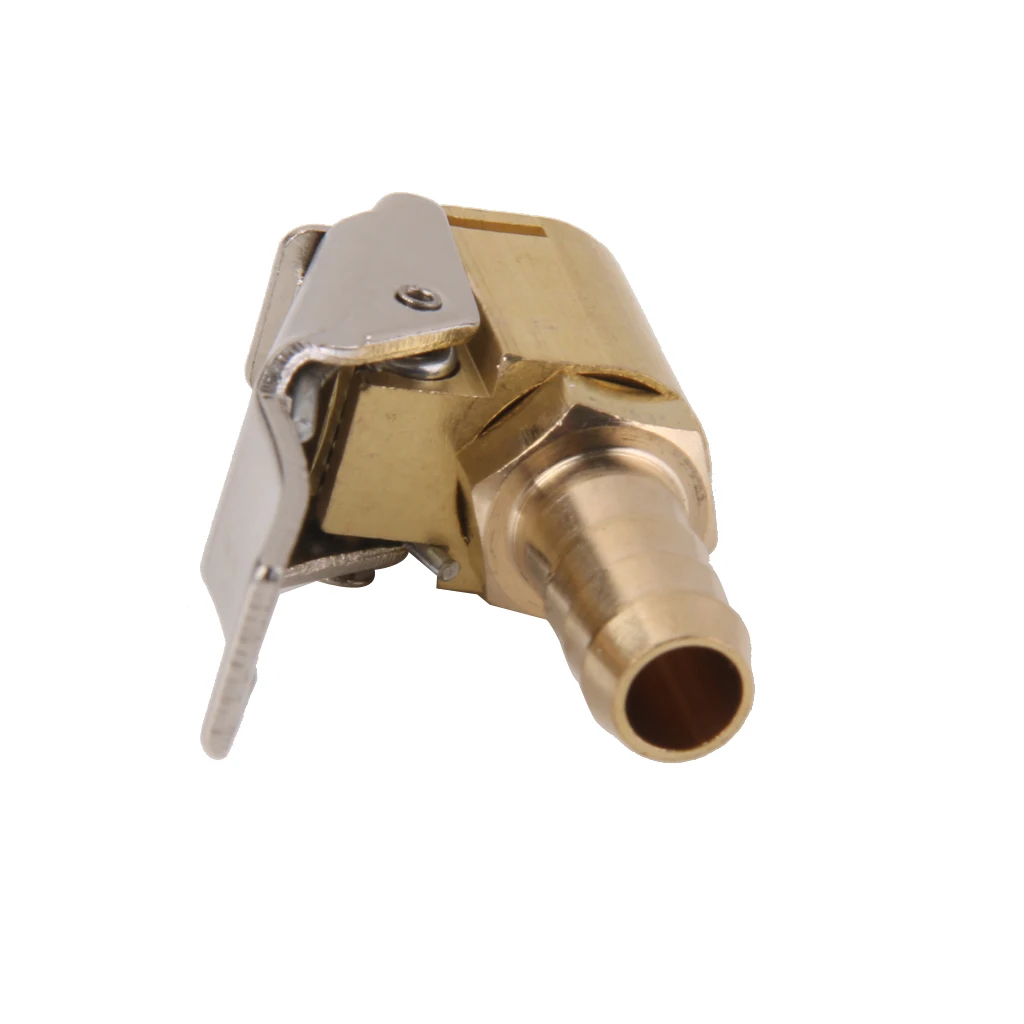 1 Pcs AC-01 Brass 6mm Car Truck Tire Inflator Valve Connector Air Hose Tire Chuck Inflator Auto Compressor Tank Connector