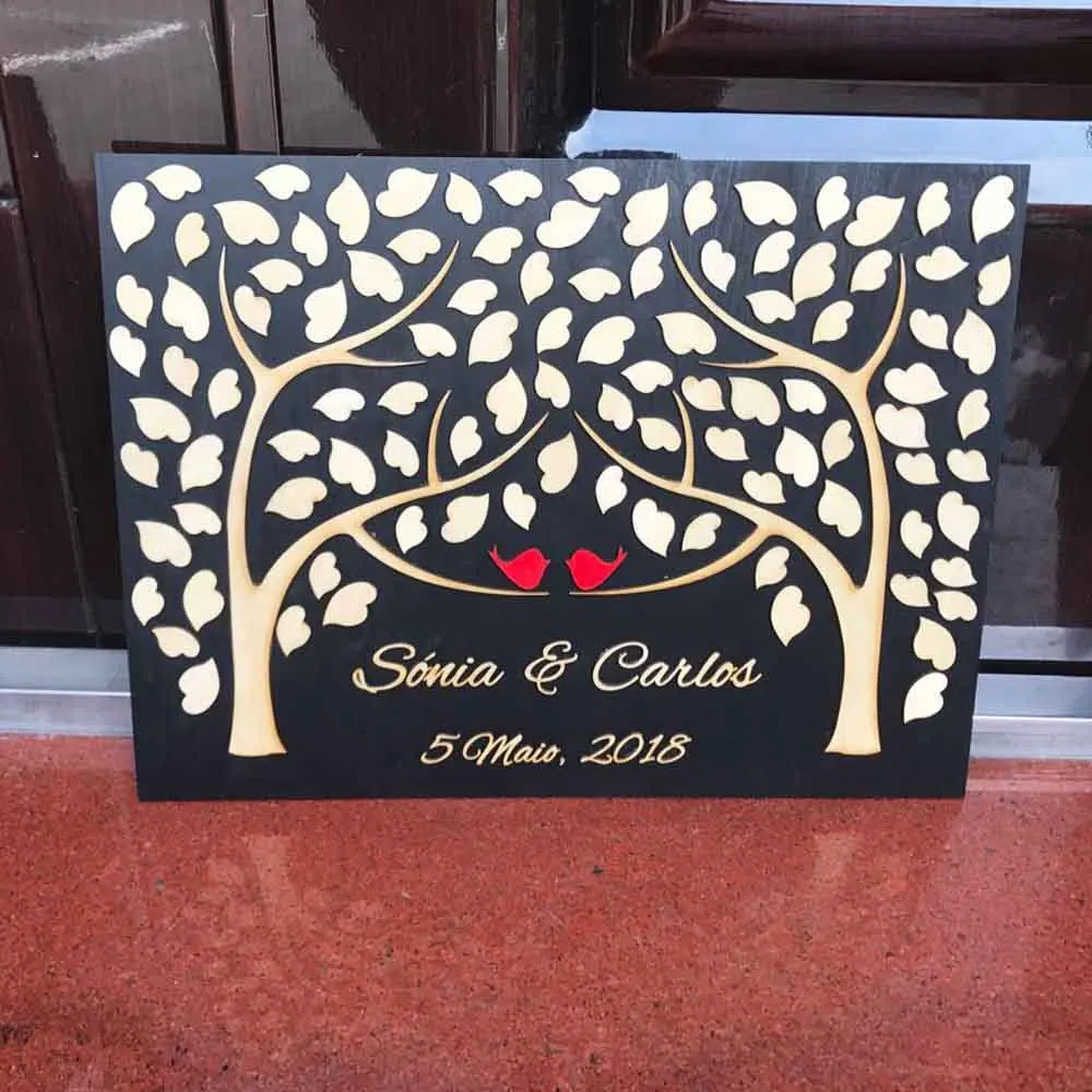 Custom Drop Top Guest Book Party Decoration Custom Wedding Table Wedding Decoration Guest Book Unique Guestbook Rose1