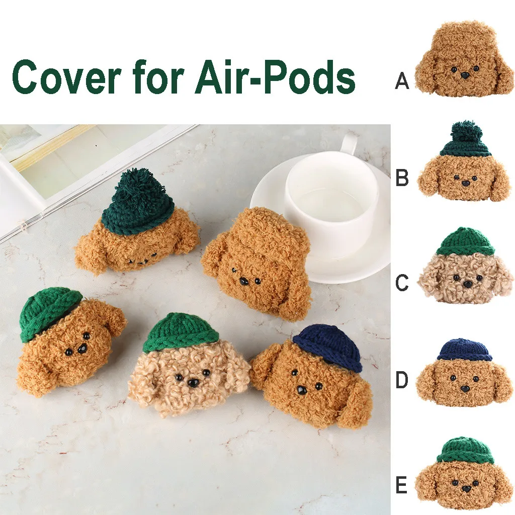

Knitted Plush Case For AirPods 1/2 Cute Anti-lost Protective Cover Skin Case for Apple For Air-Pods 1/2 Earphone Accessories #5