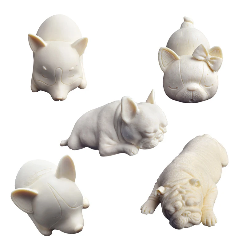 Dog cake decorating silicone mold5