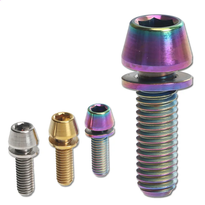 Buy 6PCS Titanium Alloy Bike Screws Road Mountain