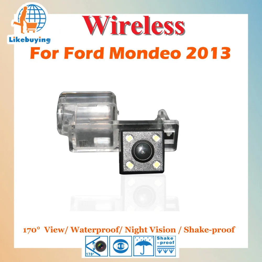 Reverse Parking Camera Wireless 1 4 Color CCD Rear View Camera For Ford Mondeo 2013 Night
