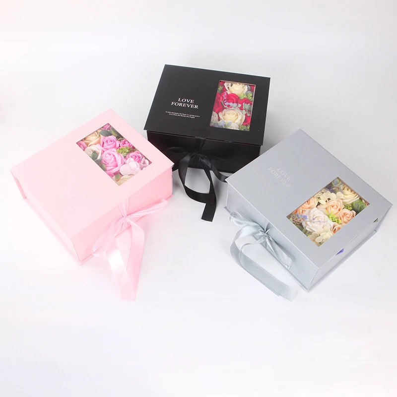 Коробочка с сюрпризом искусственное мыло с запахом розы мыло в подарочной коробке подарок на День святого Валентина для подруги Свадебные украшения на День святого Валентина