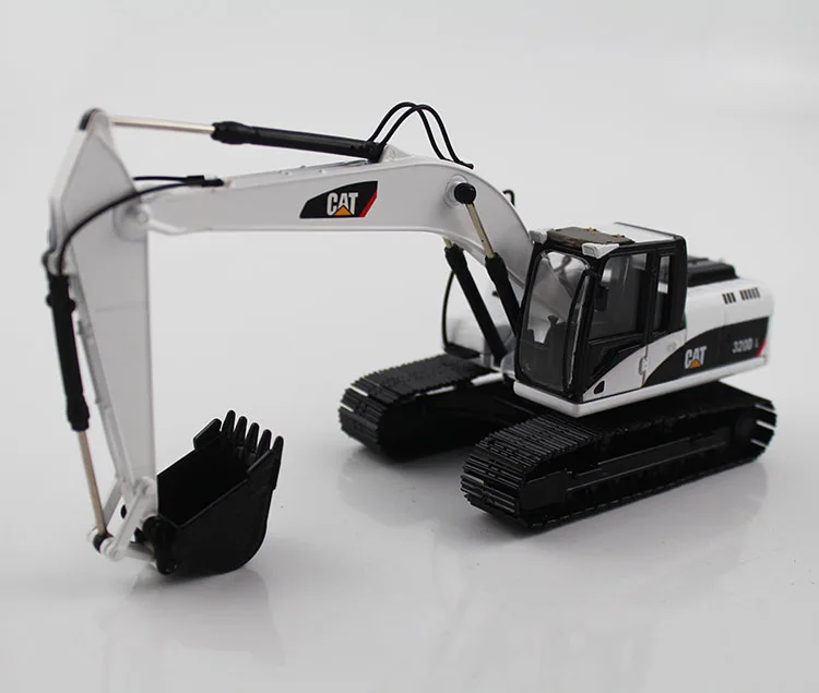 1:50 CAT320D гидравлический экскаватор с белыми игрушек|excavator arm|toy hot air balloonexcavator part |