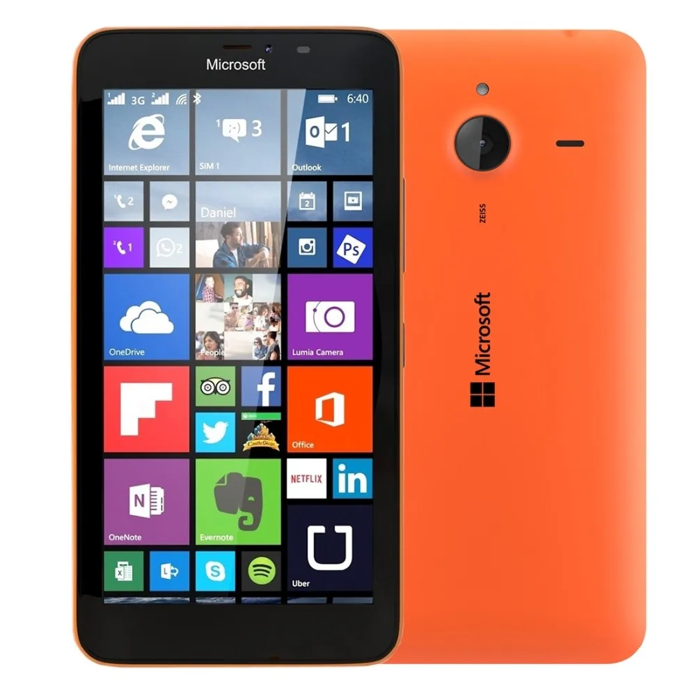 Nokia оригинальный microsoft Lumia 640XL четырехъядерный 8 ГБ rom мобильный телефон 4G wifi gps 13MP Восстановленный сотовый телефон P камера 1080