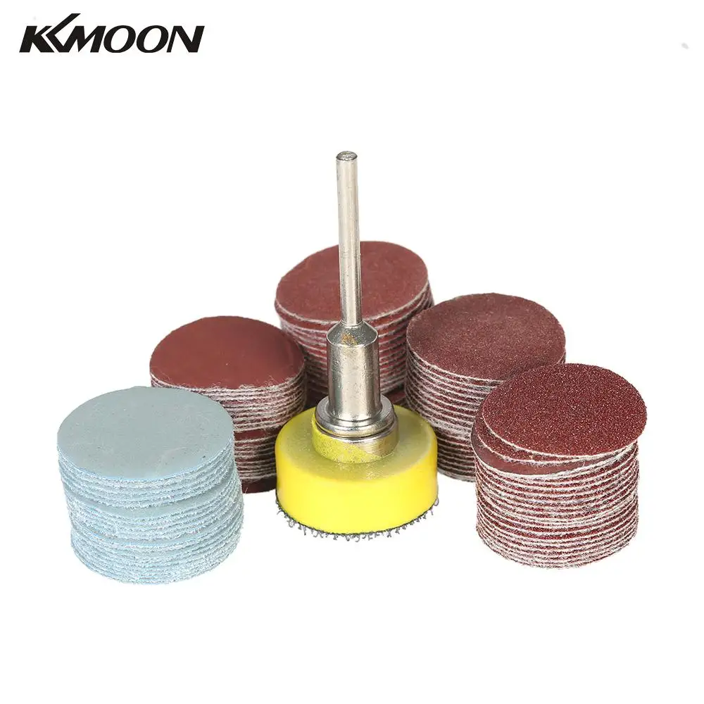 100PCS 25mm 1" Sander Disc Sanding Disk Grit Paper with 1inch Abrasive