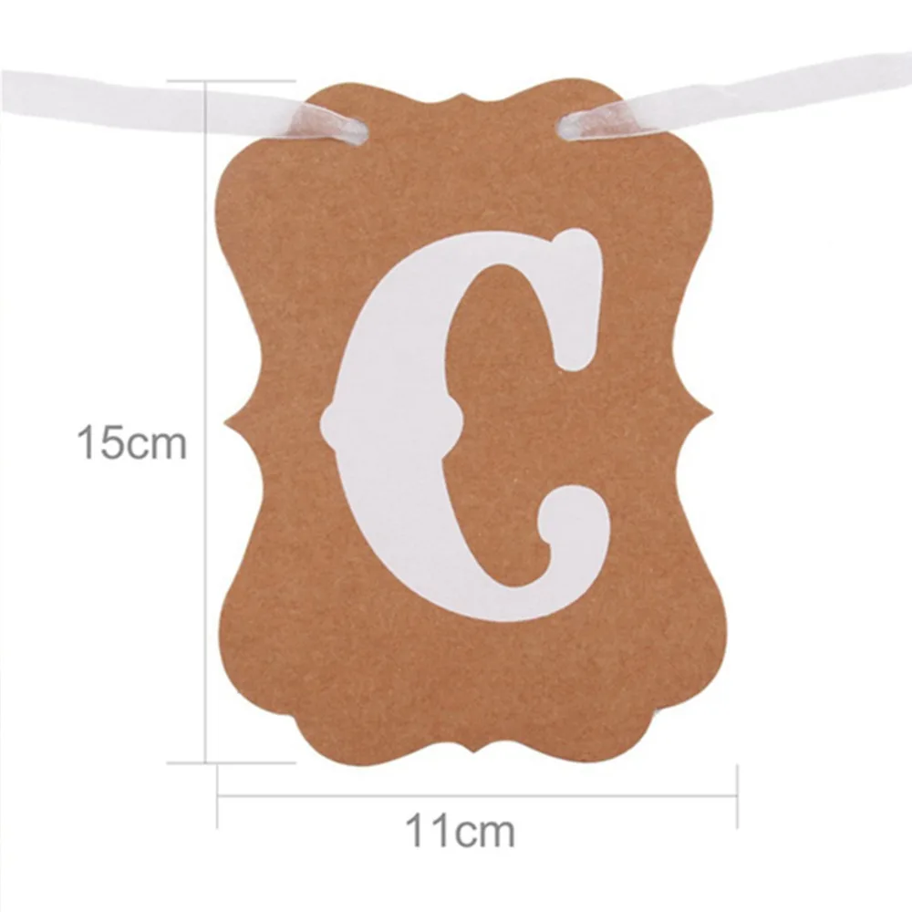 FENGRISE-Candy-Bar-Kraft-Paper-Cardboard-Bunting-Banner-Garland-Vintage-Wedding-Decor-Sign-Baby-Shower-Birthday