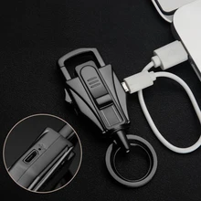 Автомобильный брелок для ключей, автомобильный брелок, светодиодный светильник, вольфрам, светильник для сигарет, ers, USB зарядное устройство, практичный хром, разноцветный, универсальный