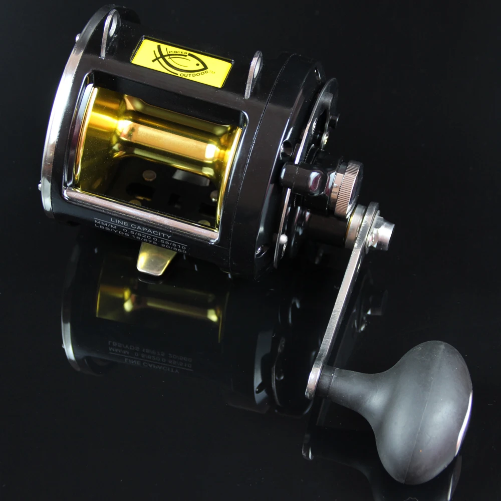 New Black 8 Stainless Steel Ball Bearings Fishing Trolling Reel Jigging 25kg Drage Force Deep Sea Saltwater Boat Fishing Reel  (11)