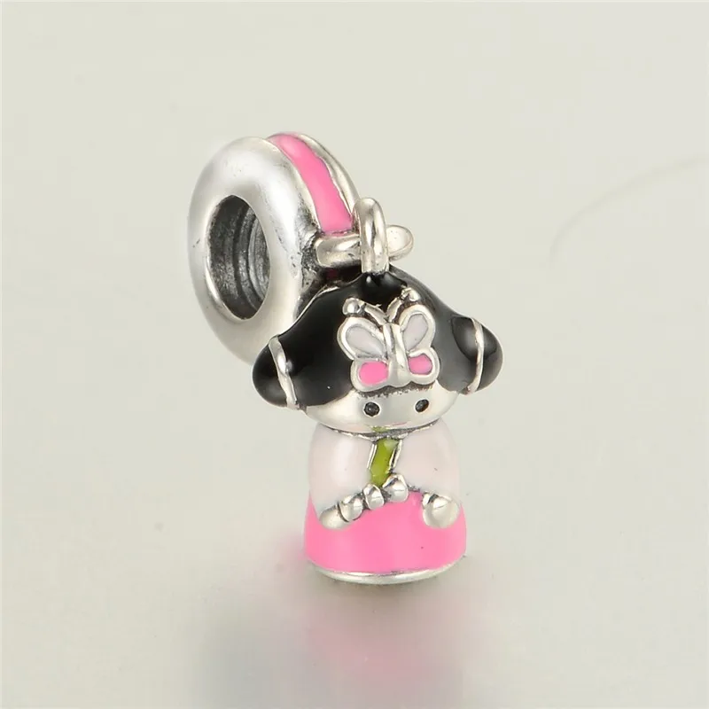 

Fandola Beads Fits Pandora Charms Silver 925 Original Bracelet Silver 925 Jewelry Korean Doll Charm Beads for Jewelry Making