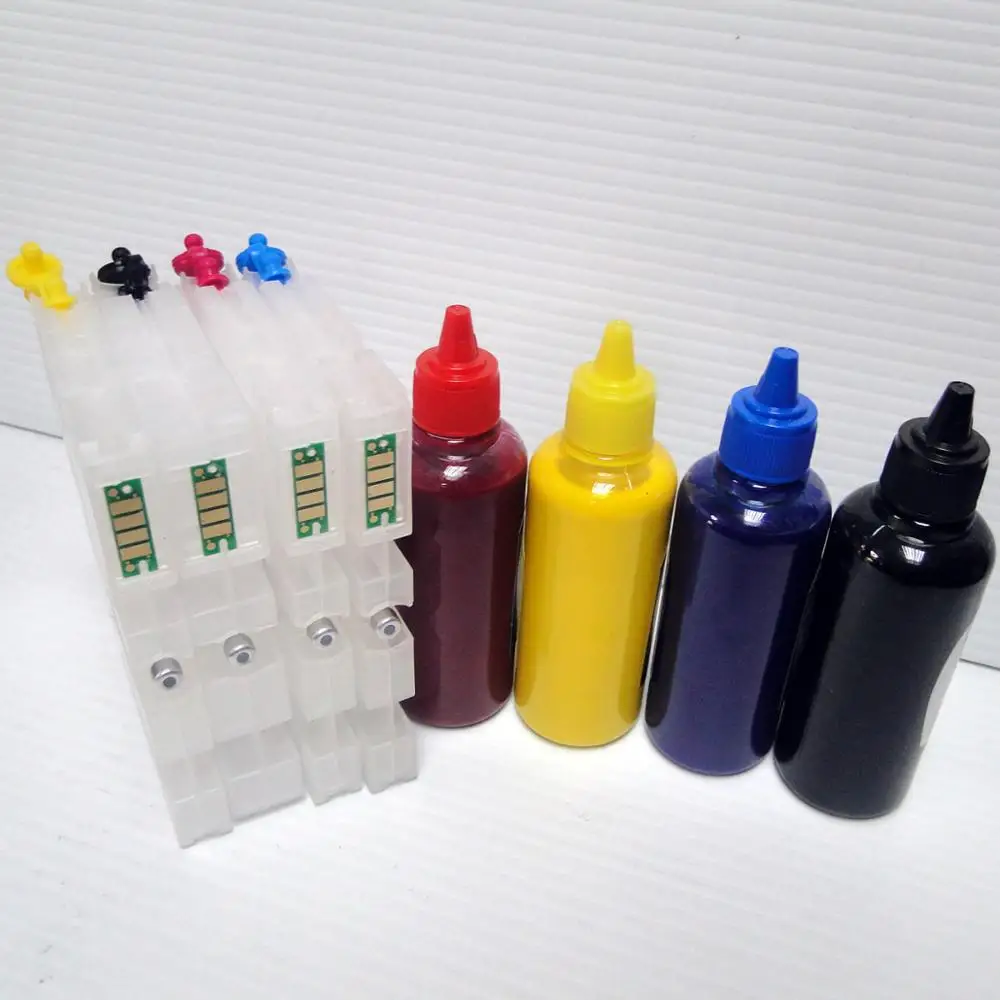 

YOTAT 4*100ml Sublimation Ink GC31 Refillable ink cartridge for Ricoh IPSiO GX e5500 GX e7700 GX e3300 GX e2600 printer