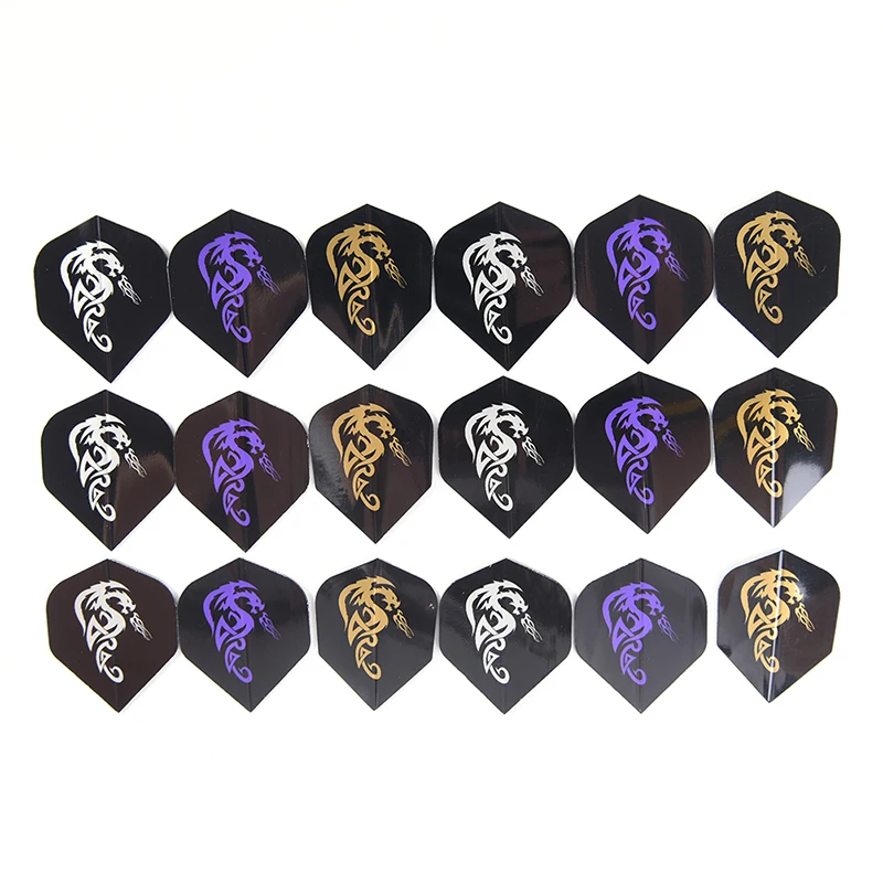 

Hot Sale 6Pcs Darts Flights Wing Dragon Pattern For Professional Darts Wing Tail Indoor Games 3.5* 4.5cm