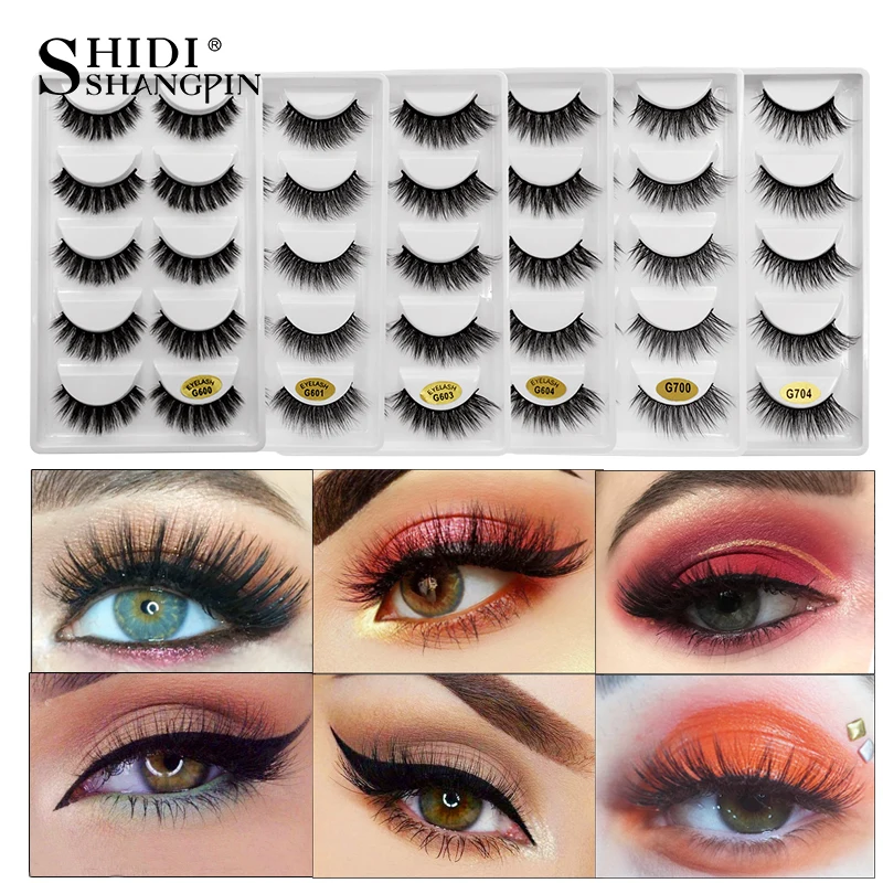 

3D Mink Lashes Mink Eyelashes 100% Cruelty free Lashes Handmade Reusable Natural Eyelashes Popular False Lashes Makeup For Cilio