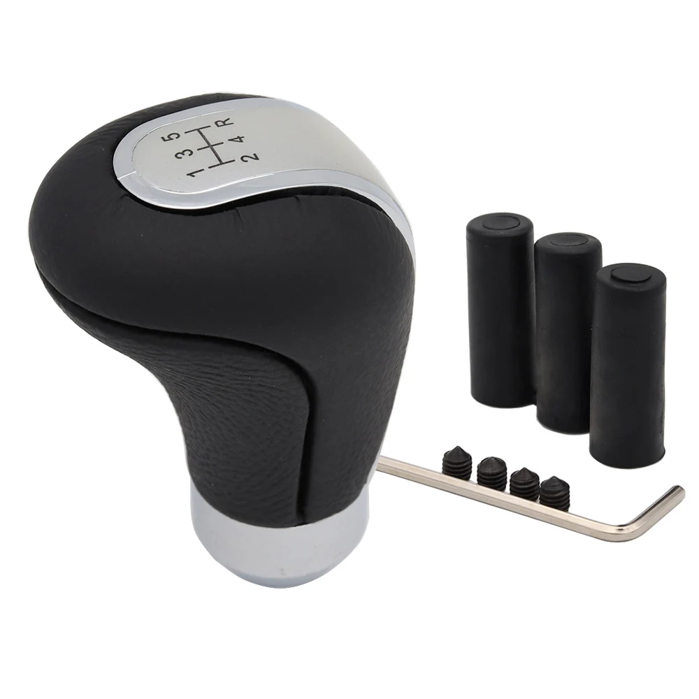Replacement Manual 5 Speed Gear Shift Knob Stick Shifter Lever Cover