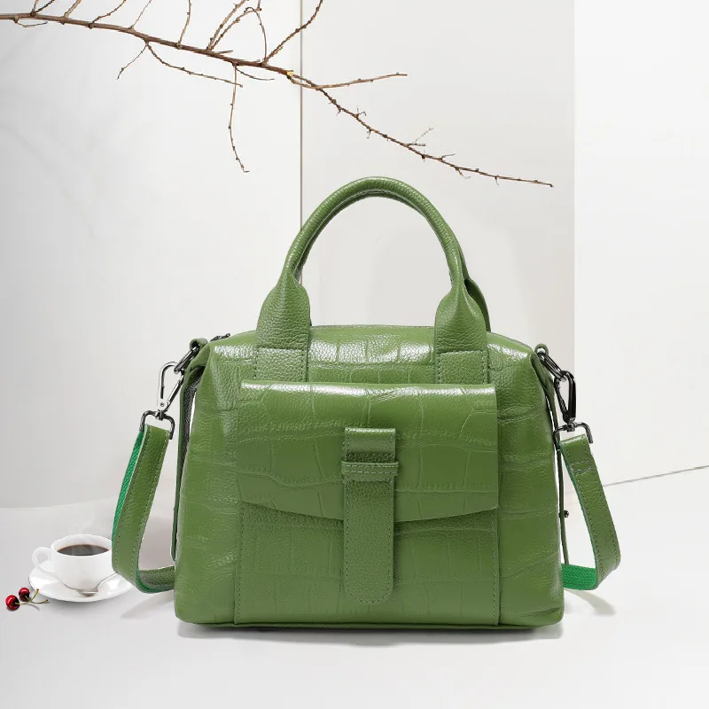 Высокое качество, известный бренд, женские кожаные сумки, крокодиловый узор, кожа, Mochilas, мягкая кожа, женский кошелек, Bolsos Mujer Cymka - Цвет: green