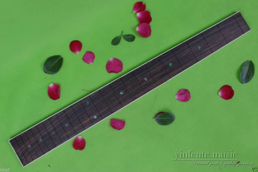 

electric Guitar Fretboard 22 fret rose wood dot inlay 25.5" parts New #31