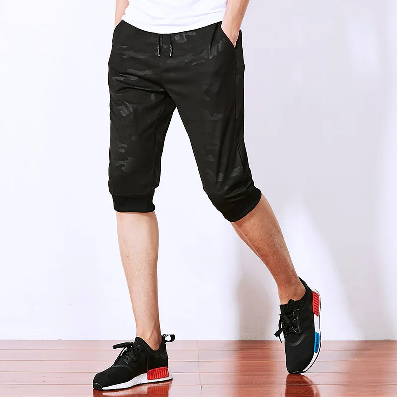 Summer Mens Leisure Calf Length Pants Man Joggers Baggy Summer Mens Leisure Calf Length Pants Man Joggers Baggy