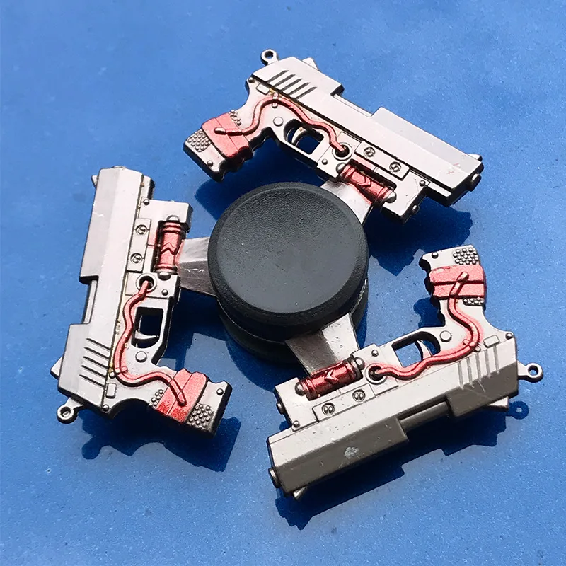 

Selling Hot Colorful Knives Fidget Spinner Zinc Alloy New Easy Decompression Toy Models Stress Relief For Man An