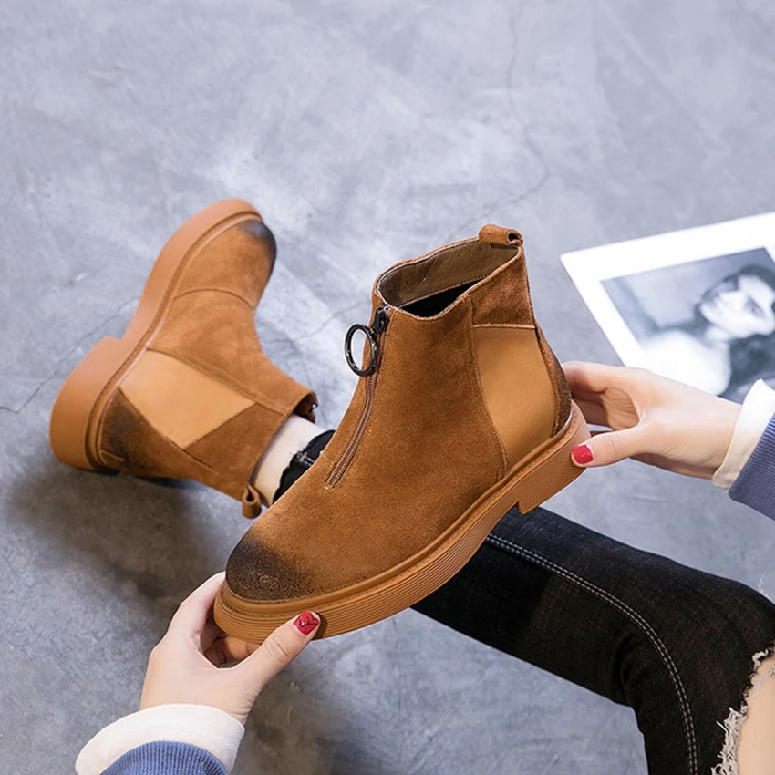 Botas cortas planas mujer Clearance