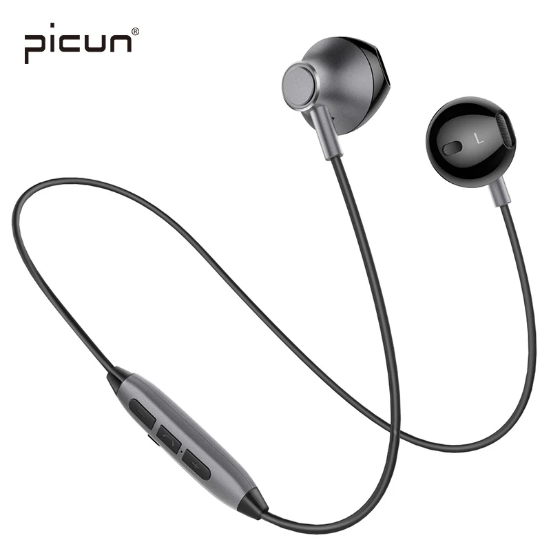 Wireless Bluetooth Magnetic Earphones Headphones Sports Gym Running Waterproof