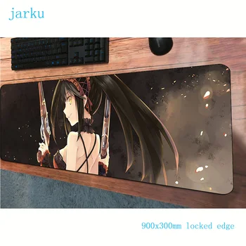 

Japan DATE A LIVE 900x300x3mm L XL XXL Japan Anime large Mousepad gaming Rubber Mouse pad wife girl friend sister Gift
