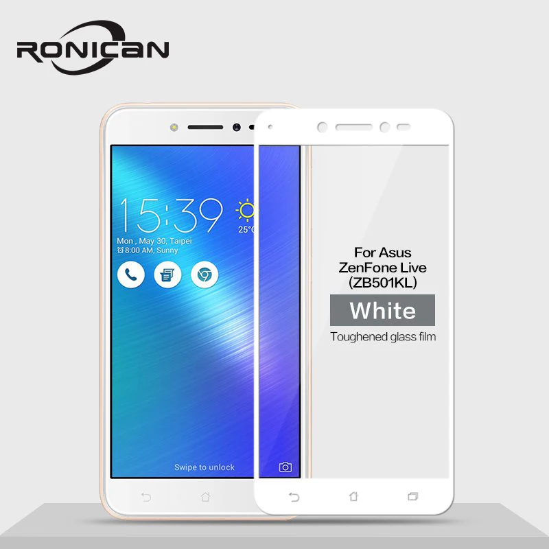 For Asus Zenfone Live ZB501KL Glass Tempered RONICAN Full Cover Protective Film Screen Protector for ZB501KL Tempered Glass Film (1)