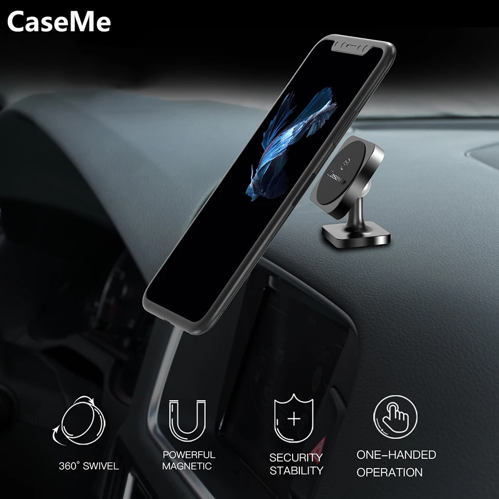 CaseMe Universal Mobile Car Holder Luxury Flexible 360 Degree