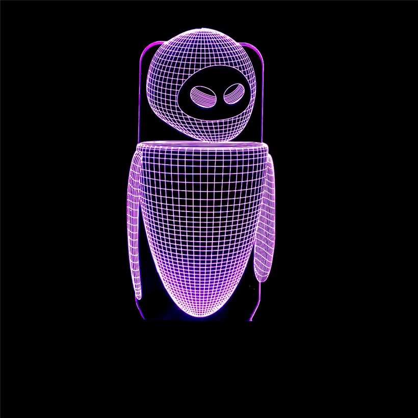 Robot 3d night light (4)