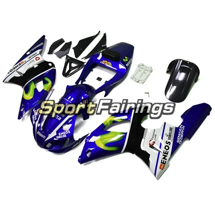 Полный обтекатель комплект для Yamaha YZF1000 r1 1998 1999 yzf r1 98 99 ABS Мотоциклетный кузов Movistar синий зеленый белый Cowlings