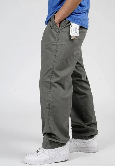 Демисезонный тонкий Для Мужчин's Повседневные штаны для мужчин большой Размеры Новое поступление года Комбинезоны для девочек свободные Брюки карго мужские зауженные книзу брюки