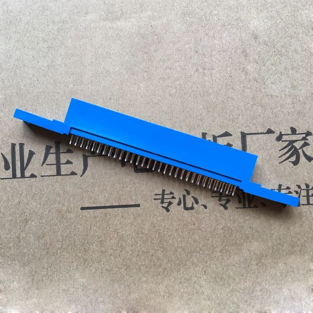 

For clone game Console Connector 60 Pin For Nintendo FC clone host card tape slot 60-pin has ear blue