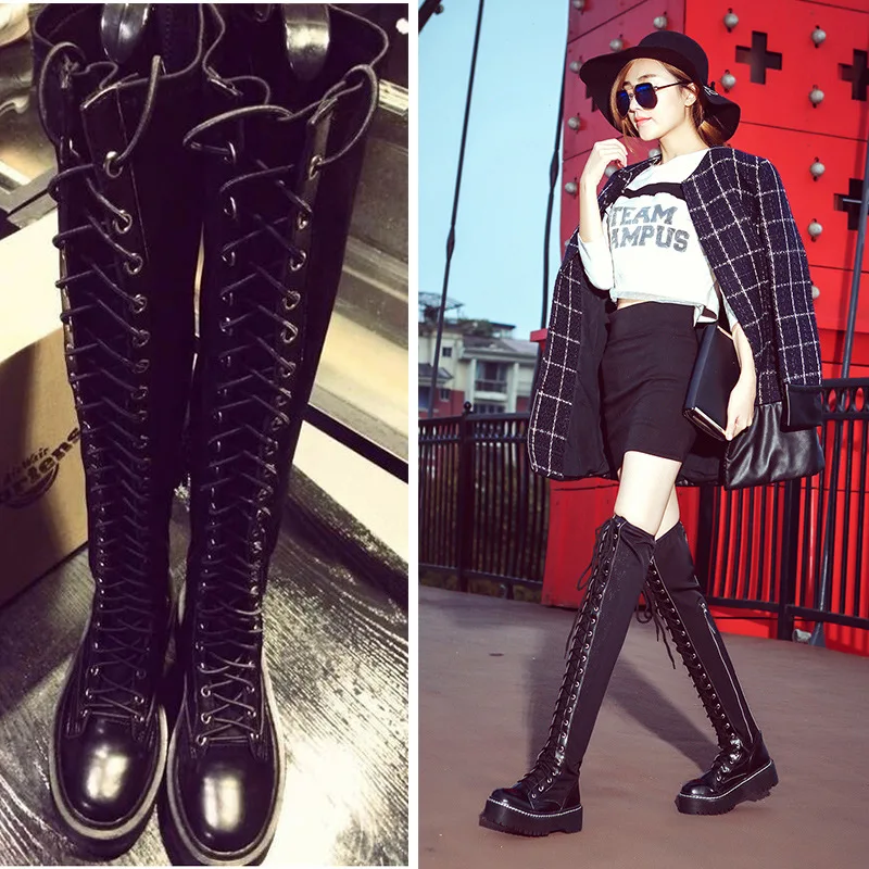 Koovan Women's Over The Knee Boots 2021 New Autumn And Winter New High-heeled Women's  Side Zipper Stovepipe Long Elastic Shoes